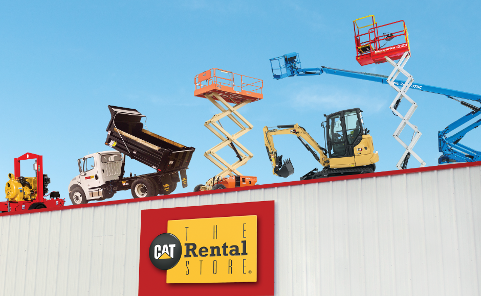 Cat Rental Store with equipment